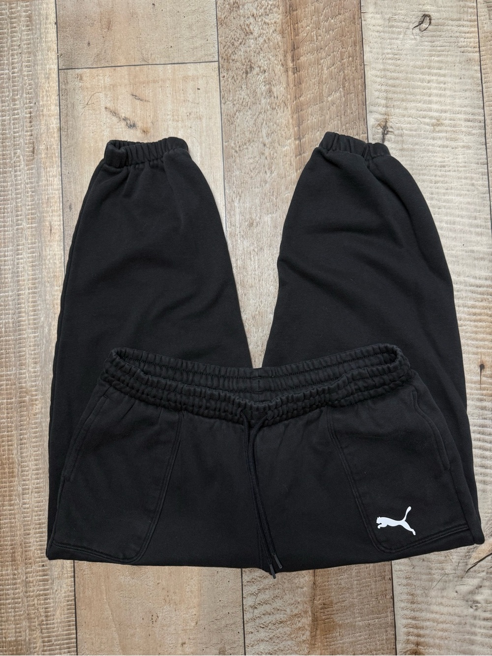Puma Black Fleece Jogger Pants